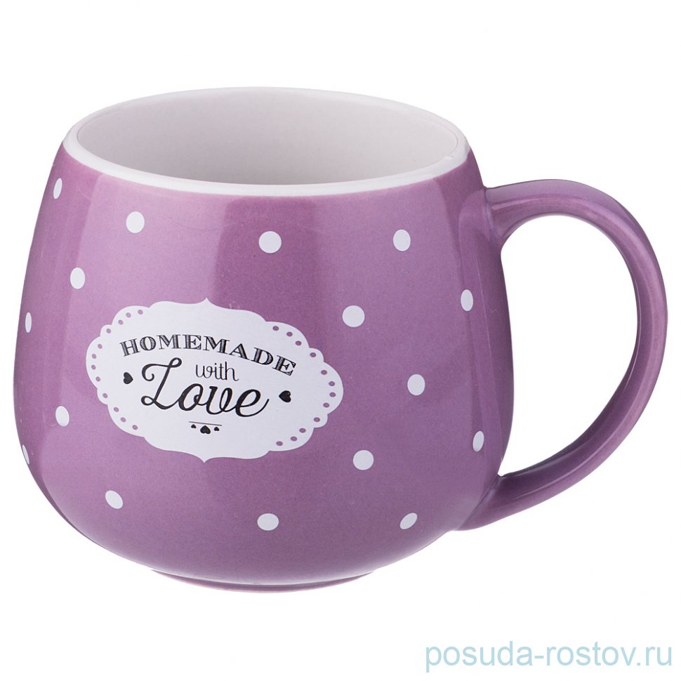 Кружка 380 мл "Милый прованс /Сиреневый" / 207879 Кружка 380 мл "Милый прованс /Сиреневый" / 207879