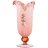 Ваза для цветов 42 см н/н розовая &quot;W. Cristal /Оксана /Муранское стекло&quot; / 251075