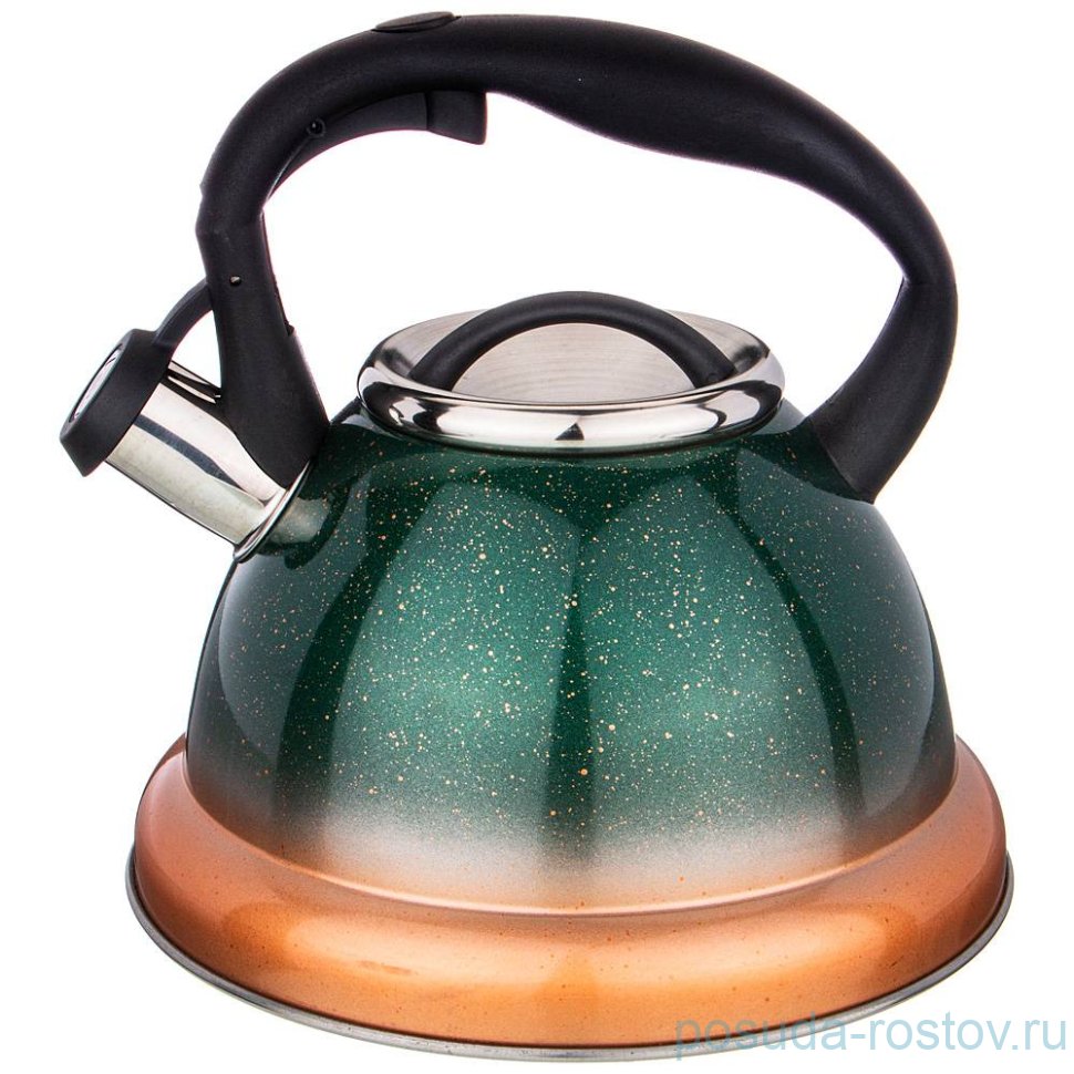 Чайник 3 л со свистком индукционное капсульное дно "Vulcano" / 213765
