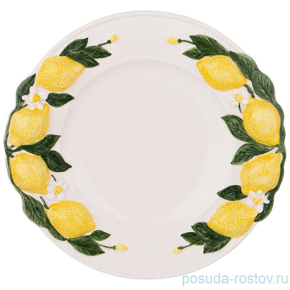 Блюдо 36 см круглое "Лимоны" / 215384