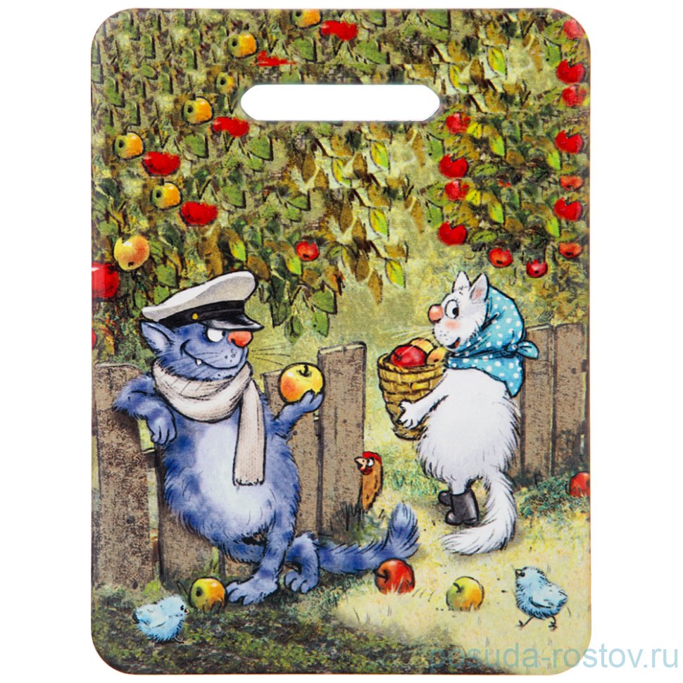 Подставка под горячее 15 х 20 см "Blue cats" / 225594 Подставка под горячее 15 х 20 см "Blue cats" / 225594