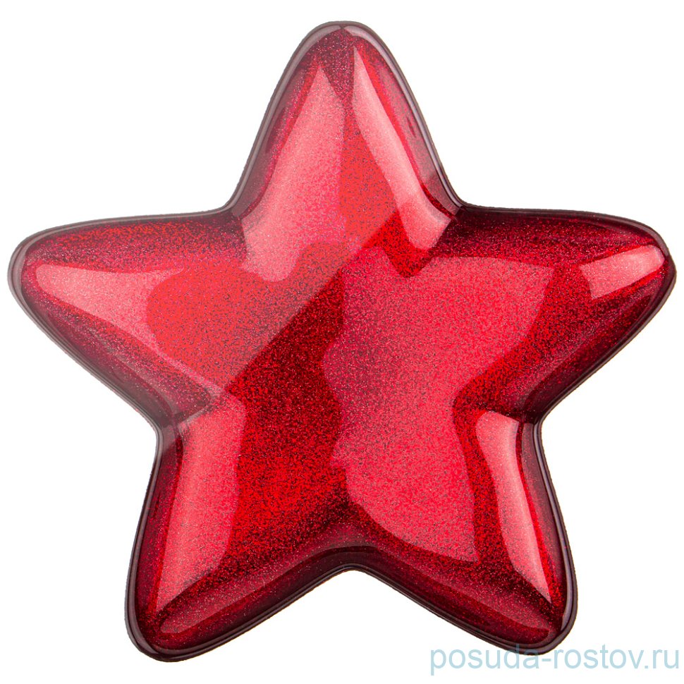 Блюдо 22 см Звезда "Star red shiny" / 259916 Блюдо 22 см Звезда "Star red shiny" / 259916