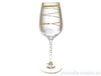 Бокалы для белого вина 340 мл 6 шт &quot;Престиж /Золотая спираль&quot; / 061207
