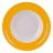 Тарелка 23 см глубокая жёлтая, белая внутри &quot;Вехтерсбах&quot; / 034635