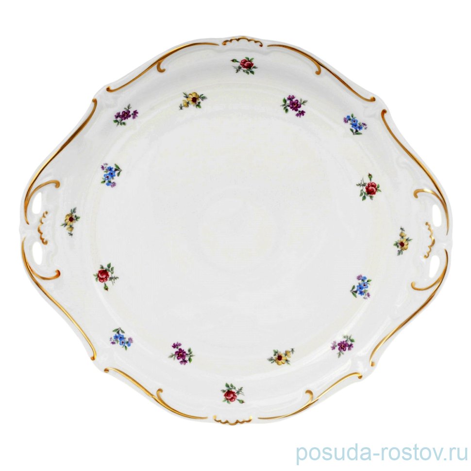 Пирожковая тарелка 28 см "Полевой цветок" / 199640