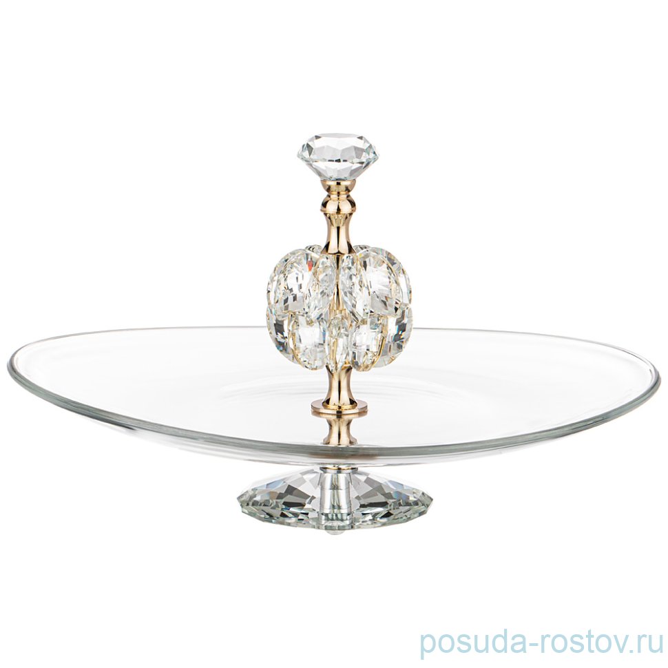 Блюдо 32 х 28 х 19 см овальное н/н "Magic Crystal" / 233155