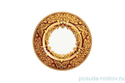 Набор тарелок 17 см 6 шт &quot;Наталия /Бордо в золотой роскоши&quot; / 128624