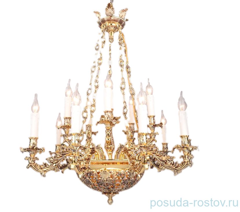 Люстра 13 рожковая бронза  Dream Light Luxury "Margaret" / 123677