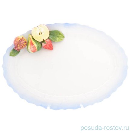 Поднос 45 х 32 см овальный &quot;Фрукты&quot; / 261890