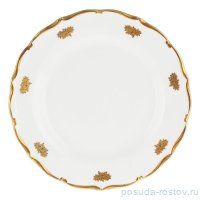 Блюдо 28 см круглое &quot;Аляска /Золотые розочки&quot; / 353436