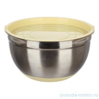 Миска 30 см с крышкой 8 л бежевая &quot;Lavanda&quot; / 368068