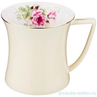 Кружка 400 мл бежевая &quot;времена года&quot; / 193888