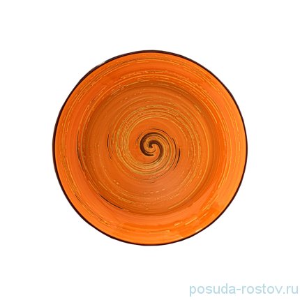 Тарелка 28,5 см глубокая оранжевая &quot;Spiral&quot; / 261584