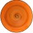 Тарелка 28,5 см глубокая оранжевая &quot;Spiral&quot; / 261584