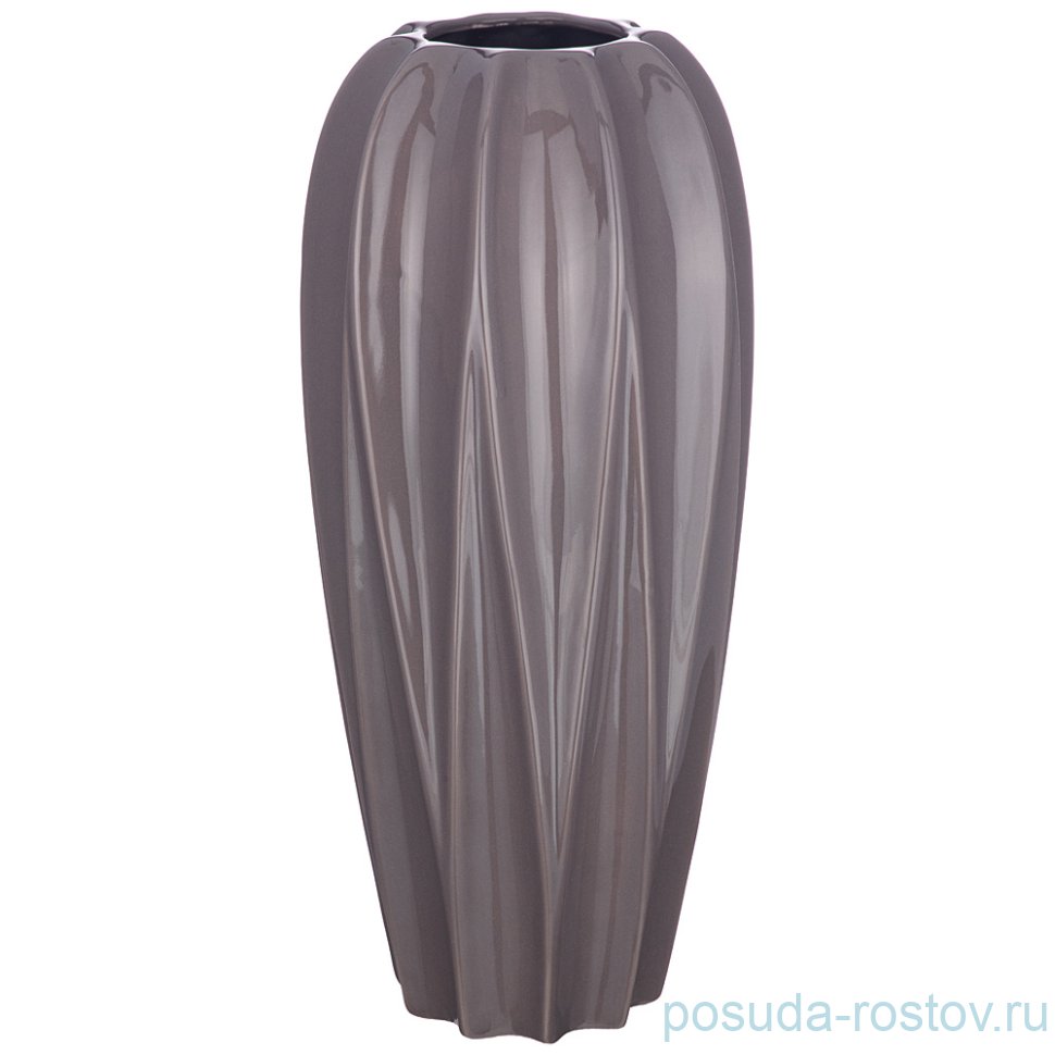 Ваза для цветов 38,5 см "коричневая глазурь" / 233087