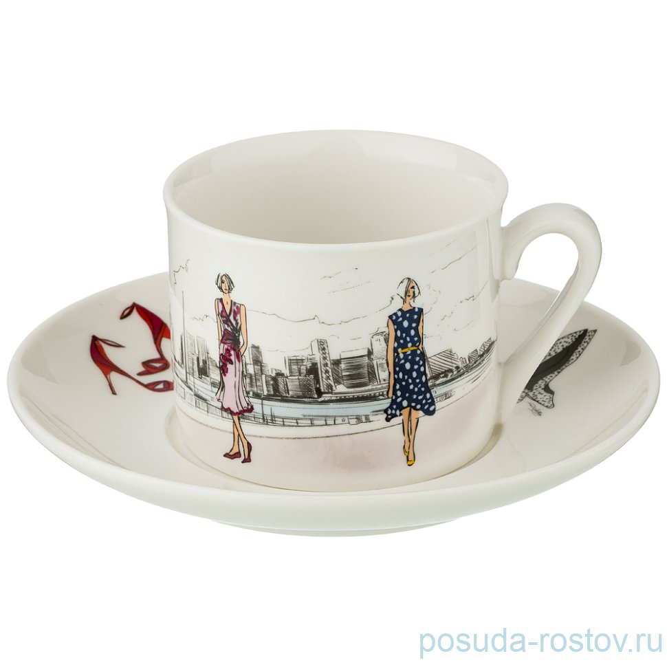 Чайная пара 210 мл 1 шт "Fashion queen" / 207126