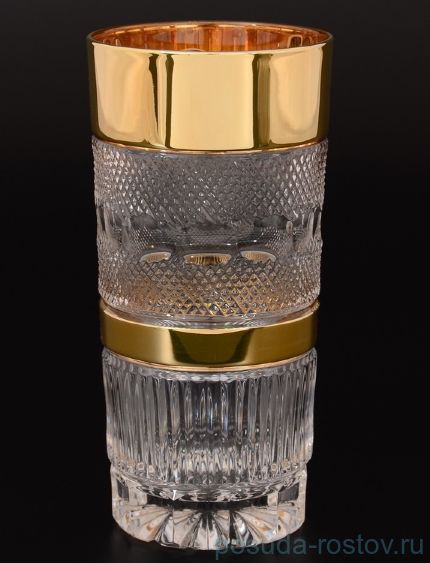 Стаканы для воды 350 мл 6 шт &quot;Max Crystal /Хрусталь с золотом&quot; / 124851