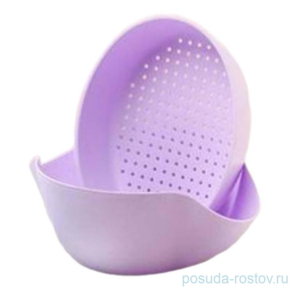 Дуршлаг 23,5 х 21,5 х 9,5 см с поддоном и носиком для слива EmHouse  / 343650