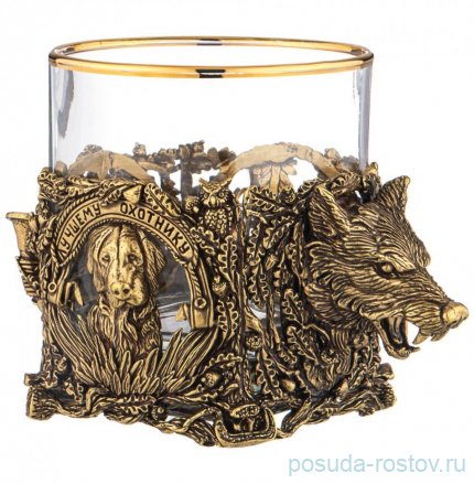 Стакан для виски 310 мл &quot;Русский лес /Волк&quot; / 293525