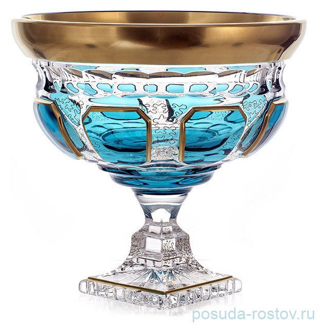 Ваза для фруктов 30 см н/н "Антик /Бирюза" / 233248 Ваза для фруктов 30 см н/н "Антик /Бирюза" / 233248