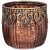Подсвечник 8 х 8 х 7 см "бухара" с металлическими элементами коричневый / 272862