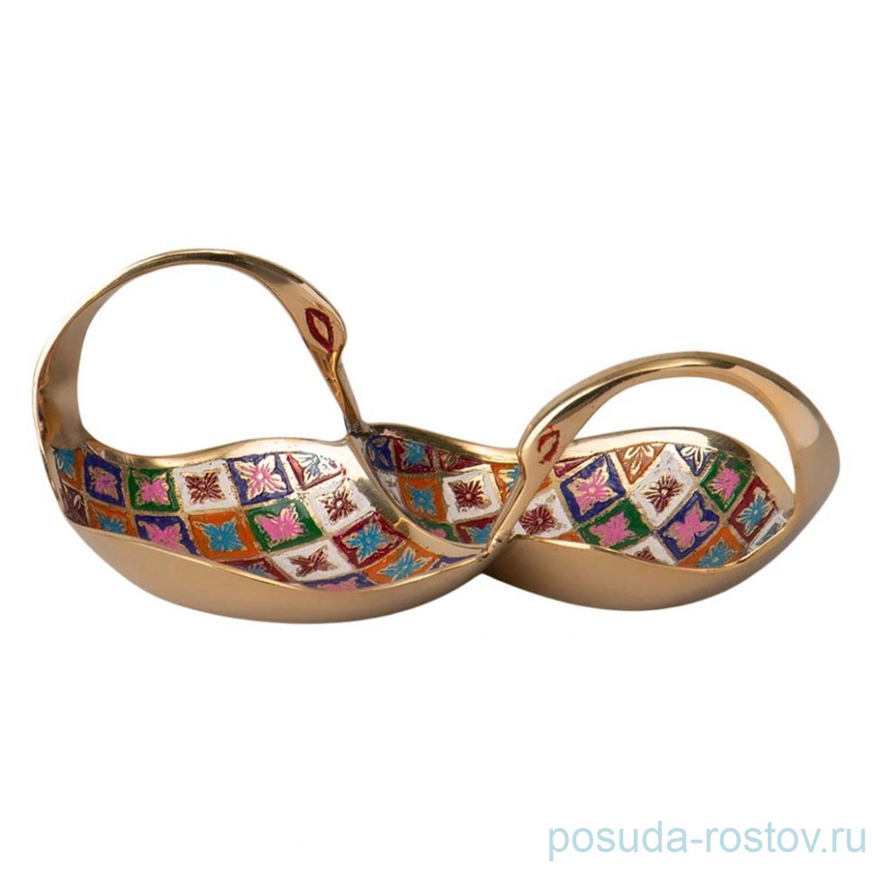 Блюдо сервировочное лебедь диаметр=20см / 364377