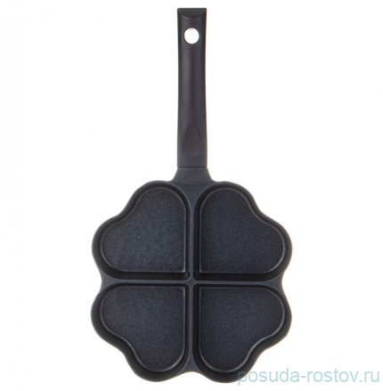 Сковорода для оладий 36 х 19,5 х 2 см антипригарное покрытие чёрная Agness  / 355275