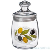 Банка для сыпучих продуктов 940 мл &quot;оливки&quot; / 253144