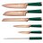 Набор кухонных ножей на подставке 7 предметов &quot;Emerald&quot; / 280773