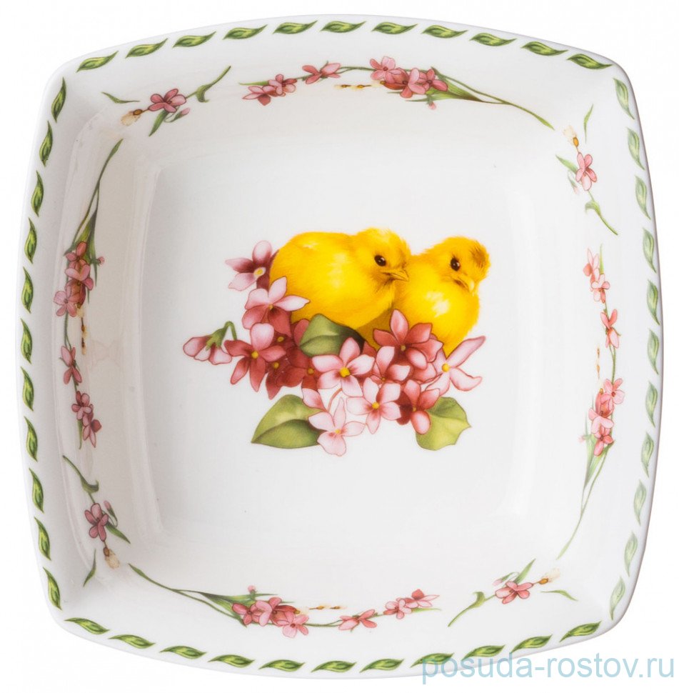 Салатник 15,5 х 15,5 х 5 см квадратный "sunday" / 244395