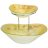 Салатник двойной (15, 25 см) жёлтый &quot;Новогодний калейдоскоп /Снежинки&quot; / 268455