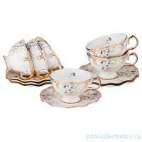 Набор чайных пар 200 мл 6 шт &quot;завтрак у короля&quot; / 192603