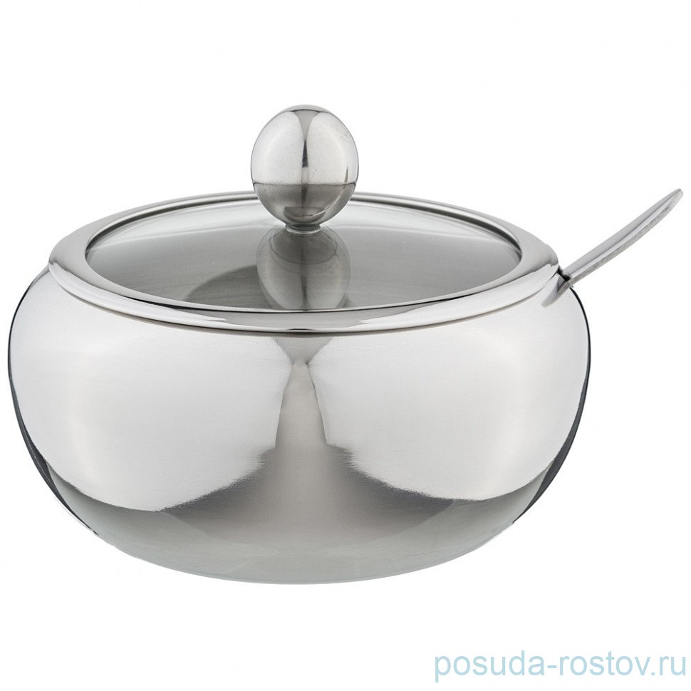 Сахарница 560 мл с ложкой "Agness" / 199255