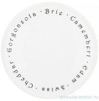 Доска сервировочная 27 см круглая белая &quot;Soul kitchen&quot; / 301524