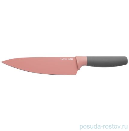 Нож поварской 19 см розовый &quot;Leo&quot; / 162582