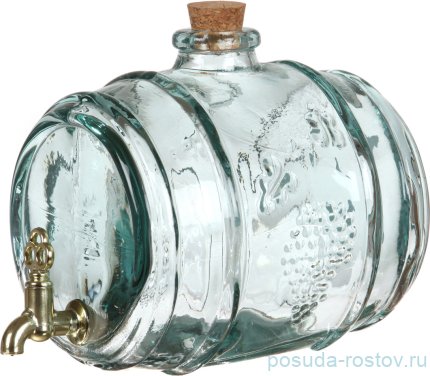 Емкость для алкоголя 2,2 л &quot;Бочка&quot; / 196786