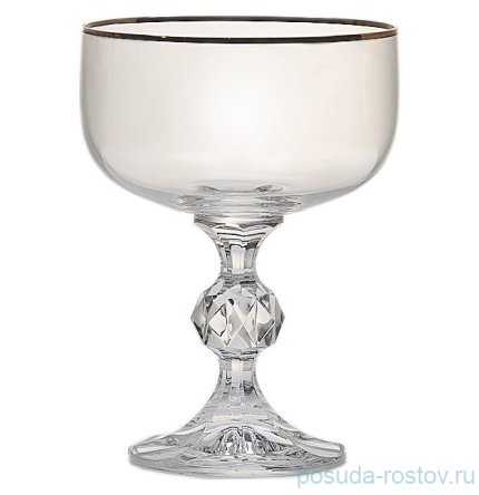 Креманки/мартинки 200 мл 6 шт &quot;Клаудия /Отводка золото&quot; / 029657