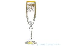 Бокалы для шампанского 170 мл 6 шт &quot;Ларго /Золотой вьюнок&quot; / 018486