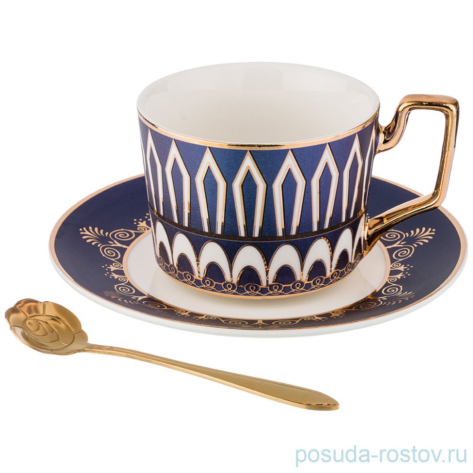 Чайная пара 230 мл 1 шт с ложкой  / 186916