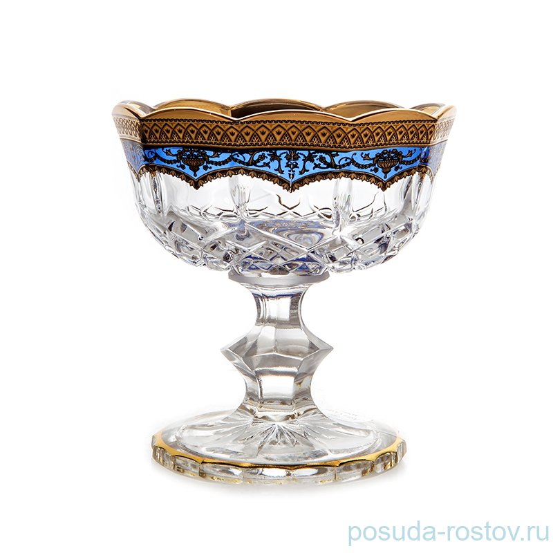 Ваза для варенья 12 см н/н "Опера Империя /Синяя" / 116824 Ваза для варенья 12 см н/н "Опера Империя /Синяя" / 116824