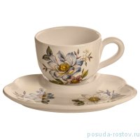 Чайная пара 500 мл 1 шт &quot;Artigianato ceramico /Весенние лепестки&quot; / 169926