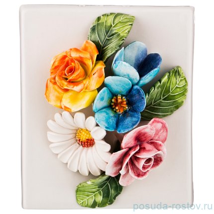 Панно настенное 14 х 16 см малое &quot;букет&quot; / 215370