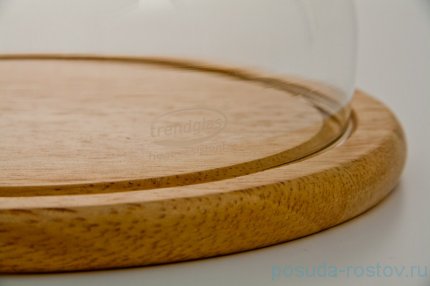 Подставка для сыра 12 х 20,7 см с крышкой &quot;Trendglas&quot; / 035150