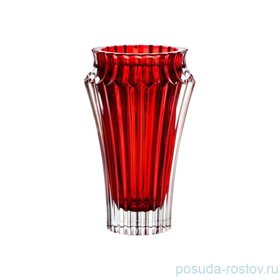 Ваза для цветов 25 см красная "Crown Jewel" / 328399