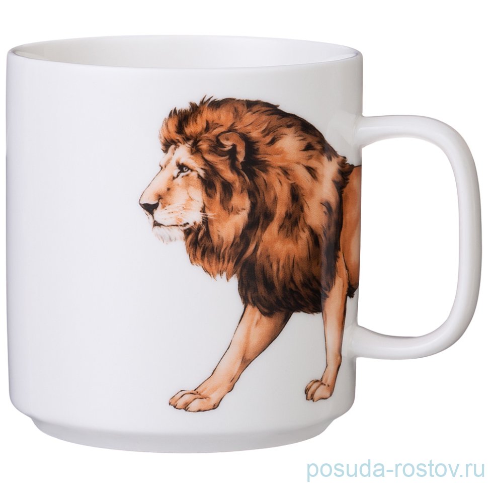 Кружка 400 мл "Animal world /Лев" / 263913