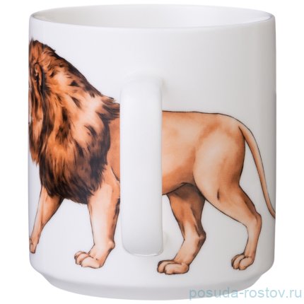 Кружка 400 мл &quot;Animal world /Лев&quot; / 263913