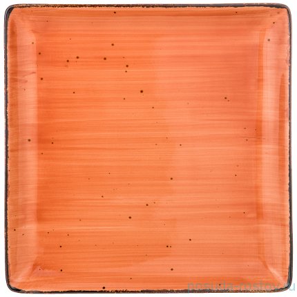 Тарелка 25 см квадратная &quot;Nature /Оранжевый&quot; (2шт.) / 210420