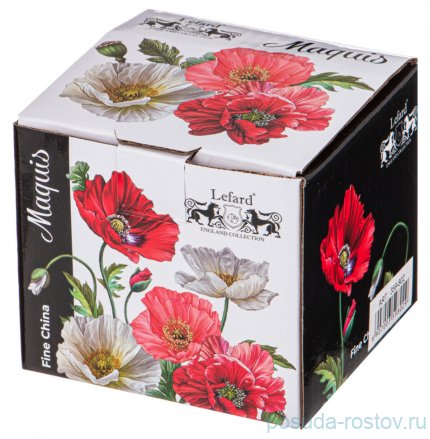 Банка для меда/варенья 180 мл с силиконовой крышкой &quot;Маки&quot; / 235791