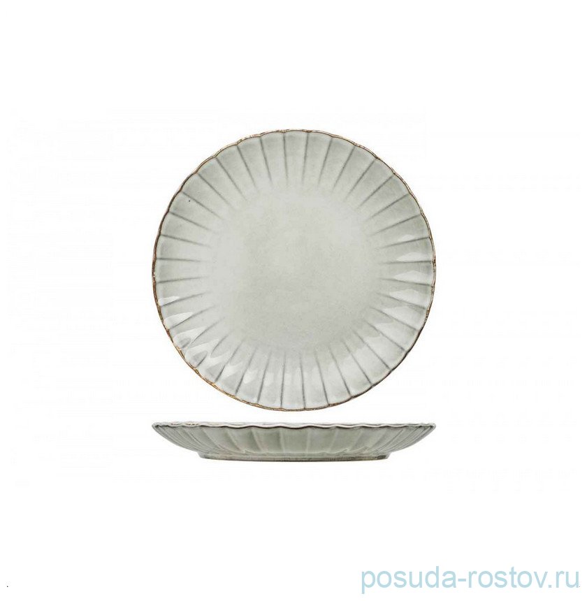Тарелка 27 см "Concha Grey" / 309621