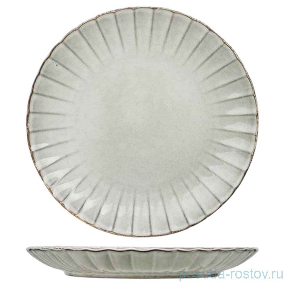 Тарелка 27 см "Concha Grey" / 309621